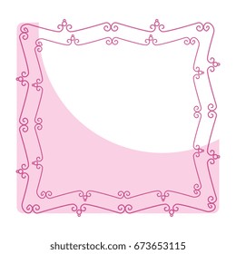 Elegant Victorian with square shape frame