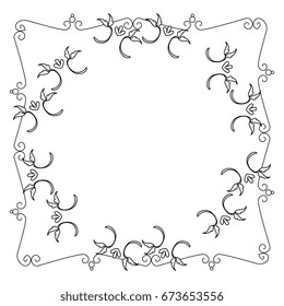 Elegant Victorian with square shape frame
