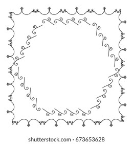 Elegant Victorian with square shape frame