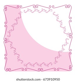 Elegant Victorian with square shape frame