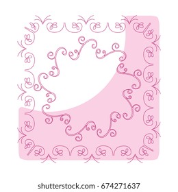 Elegant Victorian with square shape frame