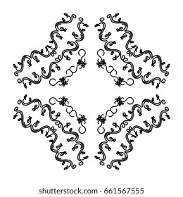 Elegant Victorian style frame