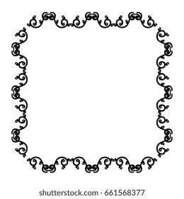Elegant Victorian style frame
