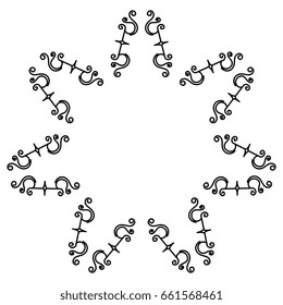 Elegant Victorian style frame