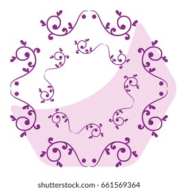 Elegant Victorian style frame