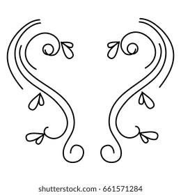 Elegant Victorian style frame