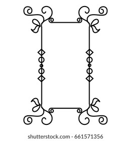 Elegant Victorian style frame