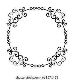 Elegant Victorian style frame