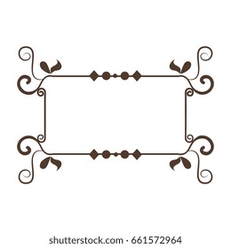 Elegant Victorian style frame