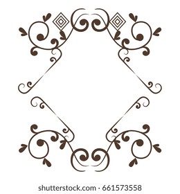 Elegant Victorian style frame