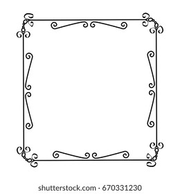 Elegant Victorian style frame