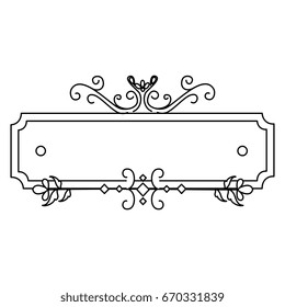 Elegant Victorian style frame