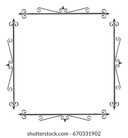 Elegant Victorian style frame