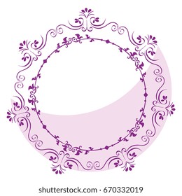 Elegant Victorian style frame