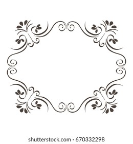 Elegant Victorian style frame