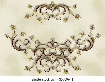 Elegant vintage background