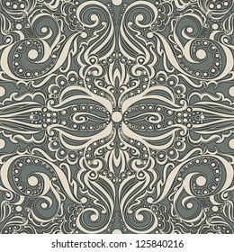 Elegant vintage background. Seamless pattern.