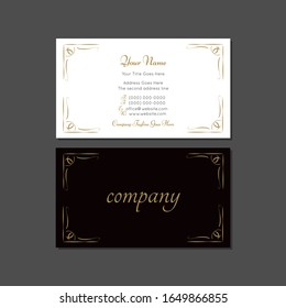 Elegant Vintage Business Card Template