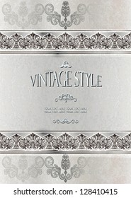 Elegant vintage card