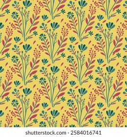 elegant vintage floral seamless pattern for bedding textile wallpaper and digital print fabric