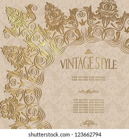 Elegant vintage frame