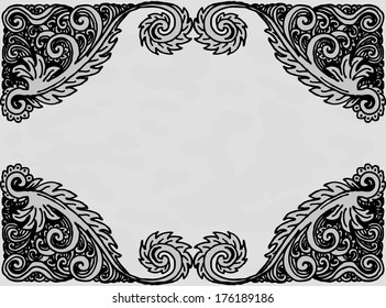 Elegant vintage frame
