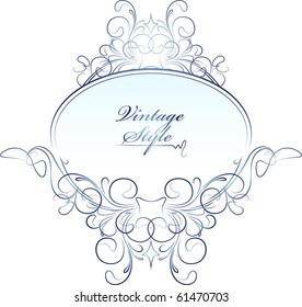 Elegant vintage frame
