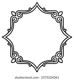 Elegant vintage frame design with intricate decorative borders, ideal for enhancing invitations, certificates, photo albums, and retro-style graphic projects. vintage, frame, border, retro, ornate

