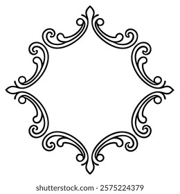Elegant vintage frame design with intricate decorative borders, ideal for enhancing invitations, certificates, photo albums, and retro-style graphic projects. vintage, frame, border, retro, ornate

