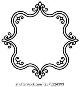 Elegant vintage frame design with intricate decorative borders, ideal for enhancing invitations, certificates, photo albums, and retro-style graphic projects. vintage, frame, border, retro, ornate

