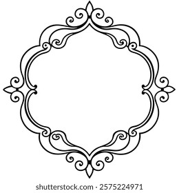 Elegant vintage frame design with intricate decorative borders, ideal for enhancing invitations, certificates, photo albums, and retro-style graphic projects. vintage, frame, border, retro, ornate

