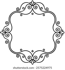 Elegant vintage frame design with intricate decorative borders, ideal for enhancing invitations, certificates, photo albums, and retro-style graphic projects. vintage, frame, border, retro, ornate

