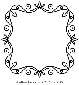 Elegant vintage frame design with intricate decorative borders, ideal for enhancing invitations, certificates, photo albums, and retro-style graphic projects. vintage, frame, border, retro, ornate

