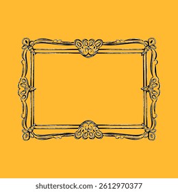An elegant vintage frame in a hand-painted style. Includes floral wreaths, ornate baroque borders and classic decorative templates. Perfect for invitations, labels, certificates, greeting cards 