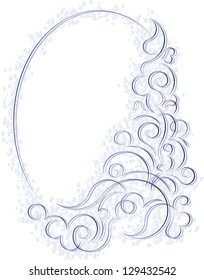Elegant vintage frame for your design