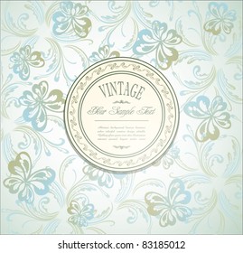 Elegant vintage invitation