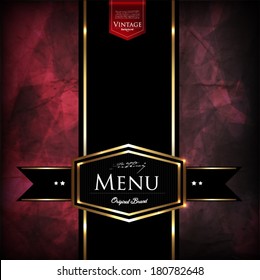 elegant vintage menu