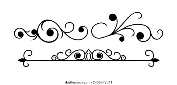 Elegant vintage ornament collection art
