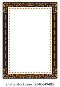 Elegant Vintage Ornamental Frame Decorative Vector