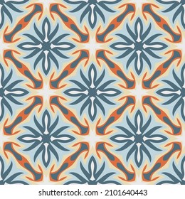 Elegant vintage seamless pattern. Vector illustration for print, fabric, cover, packaging, interior decor, blog decoration and other your projects.