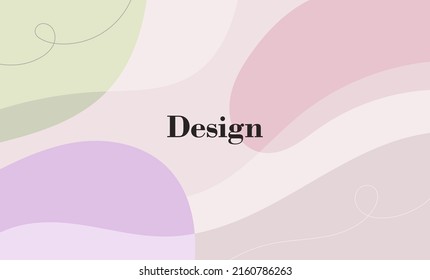 Elegant vintage stylish pastel abstract background vector design. Wallpaper banner, social media, creative album, art cover editable layout illustration template.