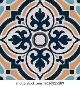 Elegant vintage tile pattern. Elegant vintage tile pattern