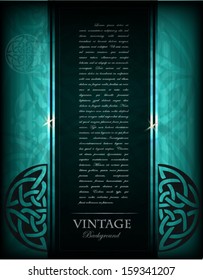 Elegant vintage,green