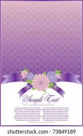 Elegant violet background for design