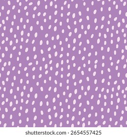 Elegant violet seamless background with soft organic white dots, ideal for fashion and packaging