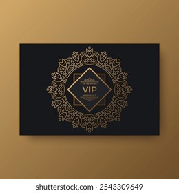 Elegant VIP ornament  design background