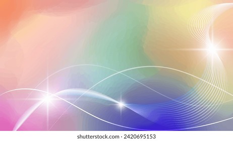 Elegant wallpaper with blur effect. An excellent background for designing pages on social networks, posters, presentations, outdoor advertising and your other projects. Vector.