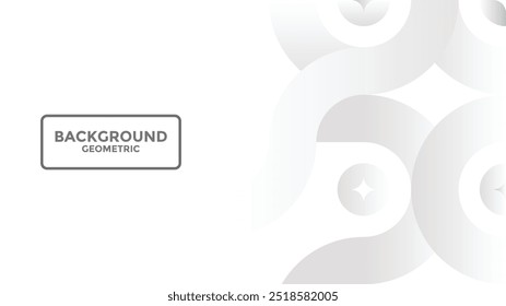 Elegante Fondo de pantalla de fondo geométrico blanco.