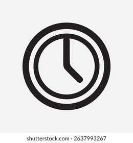 Elegant  watch concept VECTOR. , stylized modern graphic of vintage clock