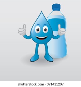 Elegant water mascot vector, your can use it for character design, mascot, icon, avatar etc.